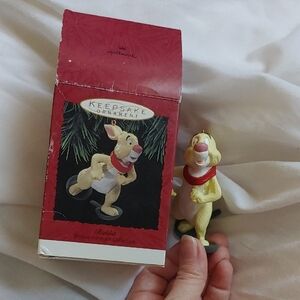 Hallmark Keepsake Ornament -  Rabbit with Red Scarf